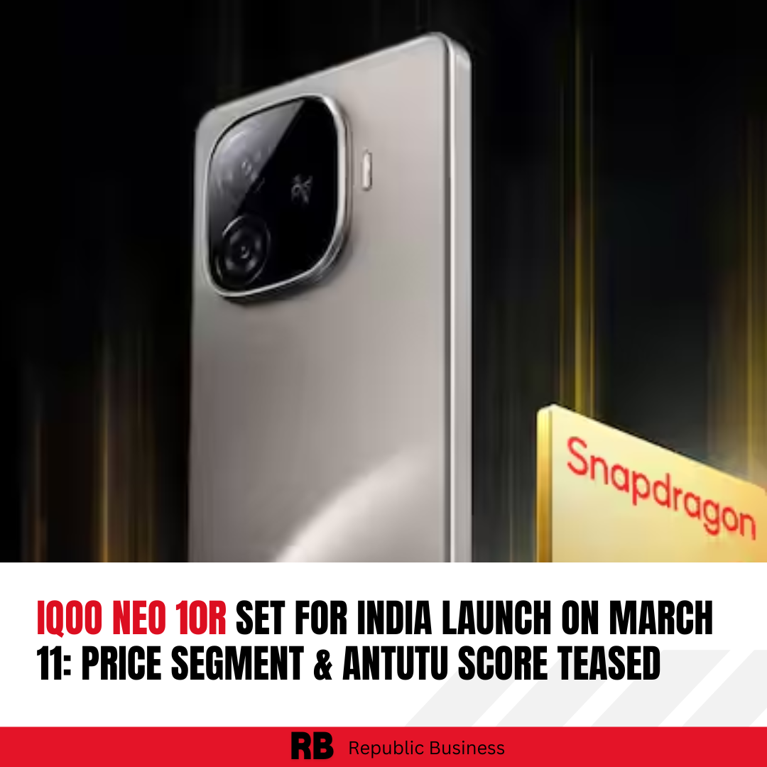 iQOO Neo 10R Set for India Launch on March 11: Price Segment & AnTuTu Score Teased