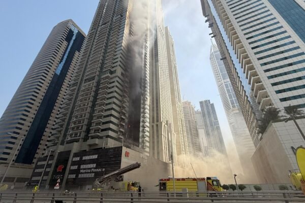Dubai Marina Fire: Tower Goes Up in Flames, Videos Shock the World! Dubai Marina Fire: Tower Goes Up in Flames, Videos Shock the World!